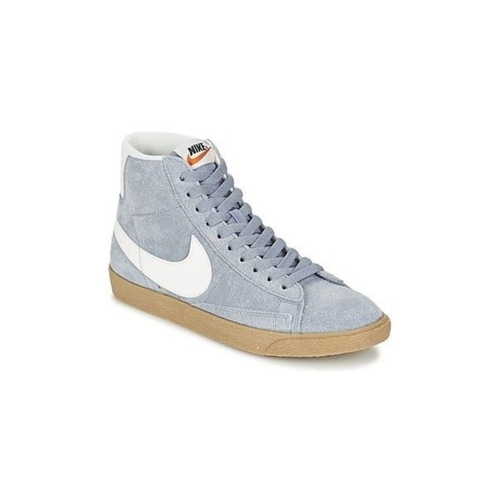 Nike Blazer High Top in Grey Suede